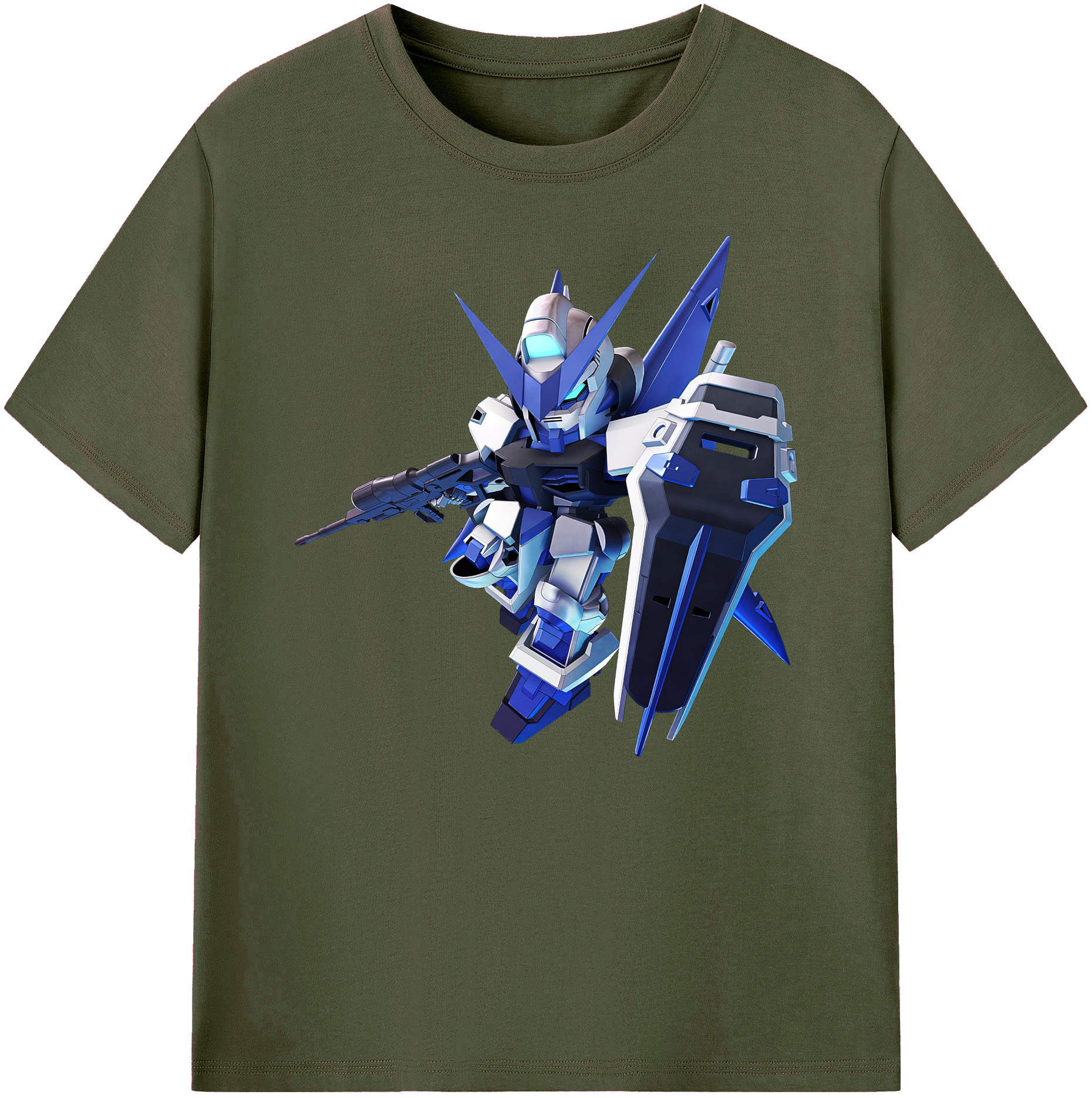 （画像用） 機動戦士ガンダム Mobile Suit Gundam 綿100％ メンズ半袖Tシャツ｜肌触りやわらか＆通気性